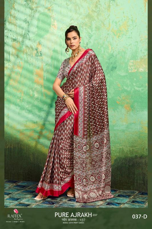 Rajtex Pure Ajrakh 037 Cheap saree wholesaler in Hyderabad